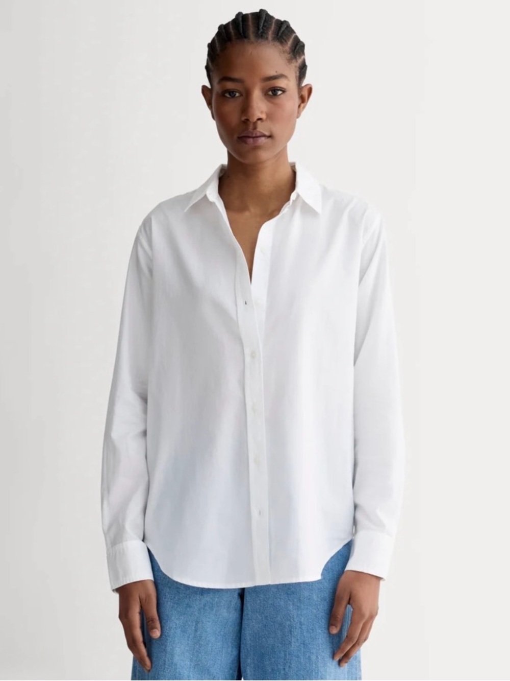 The Must-Have Shirt in Silky Supima Cotton by Everlane in White NWT Sizes:6 & 00